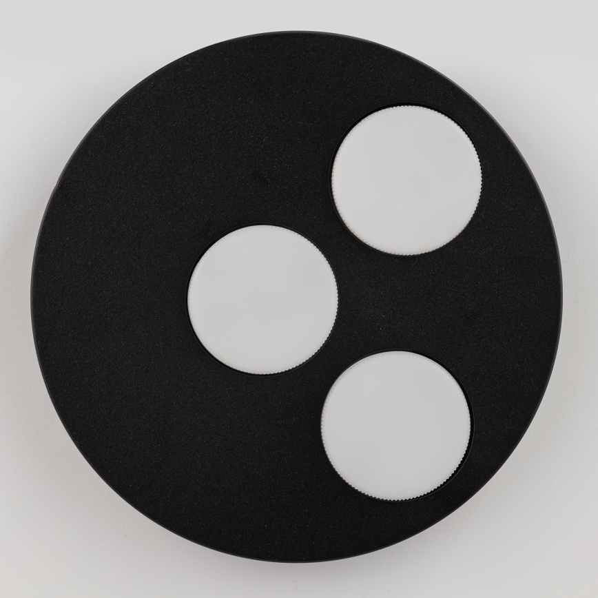 Mennyezeti lámpa BROS 3xGX53/12W/230V fekete