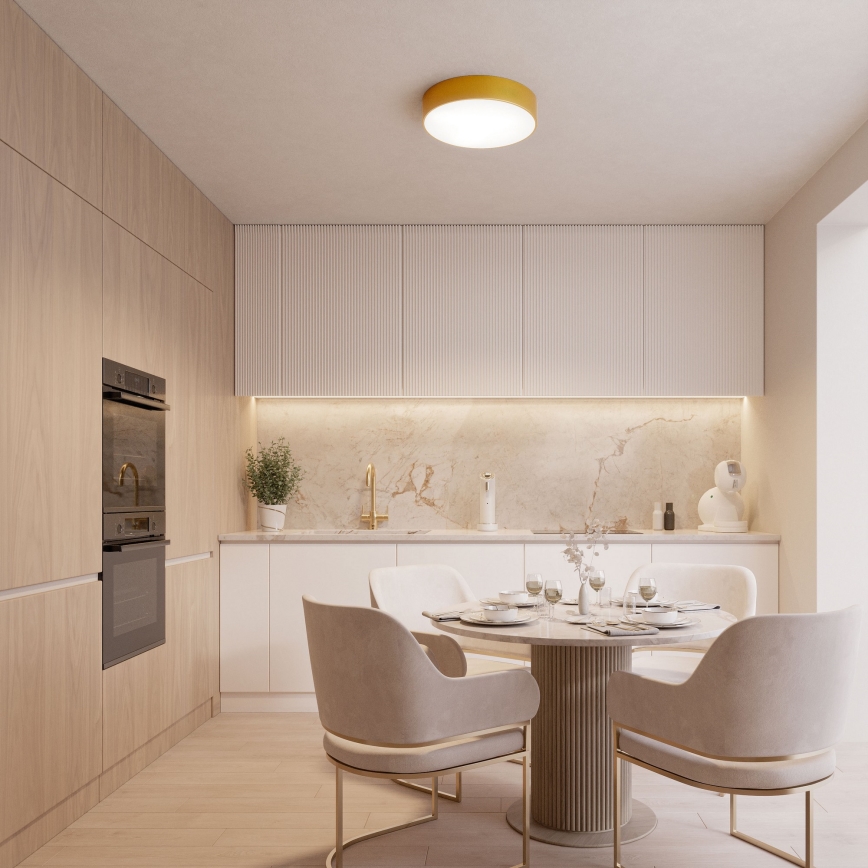 Mennyezeti lámpa CLEO 3xE27/24W/230V á. 40 cm arany