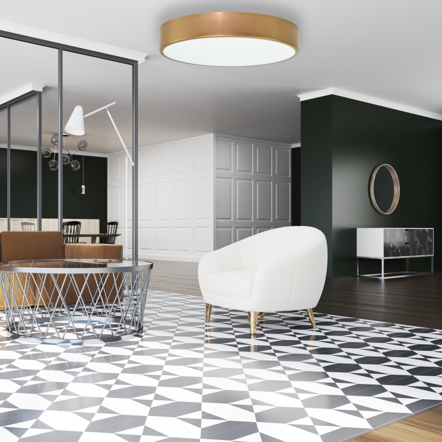 Mennyezeti lámpa CLEO 4xE27/24W/230V á. 50 cm arany