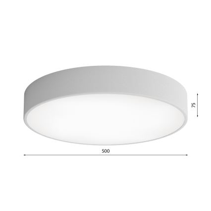 Mennyezeti lámpa CLEO 4xE27/24W/230V á. 50 cm szürke