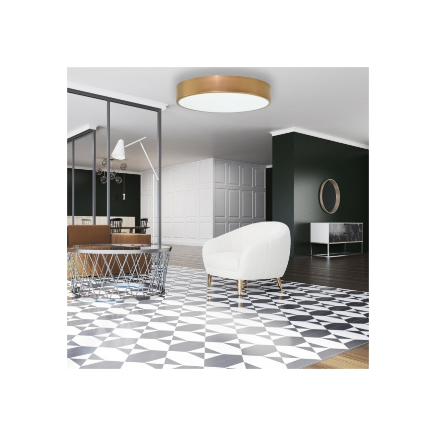 Mennyezeti lámpa CLEO 6xE27/24W/230V á. 80 cm arany