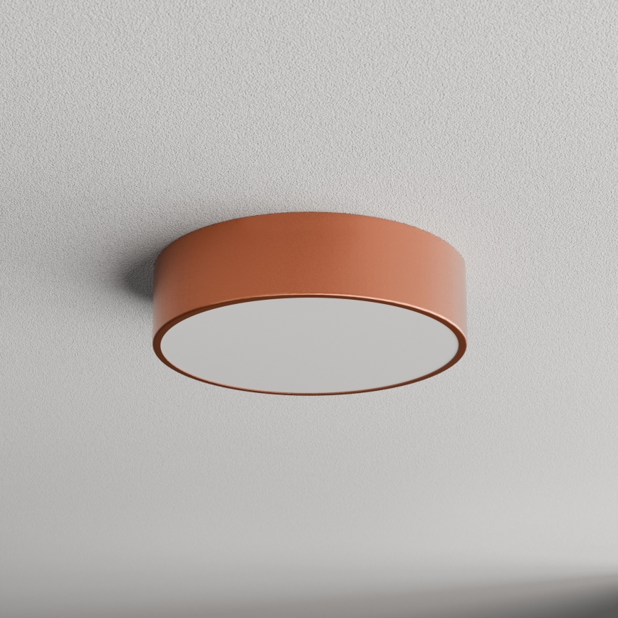 Mennyezeti lámpa mozgás- és alkonyérzékelővel CLEO, 2xE27/24W/230V, átm. 30 cm, rézszínű
