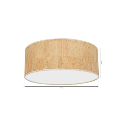 Mennyezeti lámpa CORK 3xE27/60W/230V