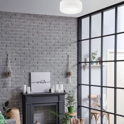 Mennyezeti lámpa DANTE 1xE27/60W/230V á. 26 cm fehér