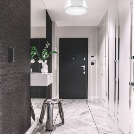 Mennyezeti lámpa DANTE 1xE27/60W/230V á. 26 cm fényes króm