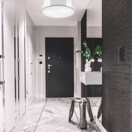 Mennyezeti lámpa DANTE 2xE27/60W/230V á. 36 cm fényes króm