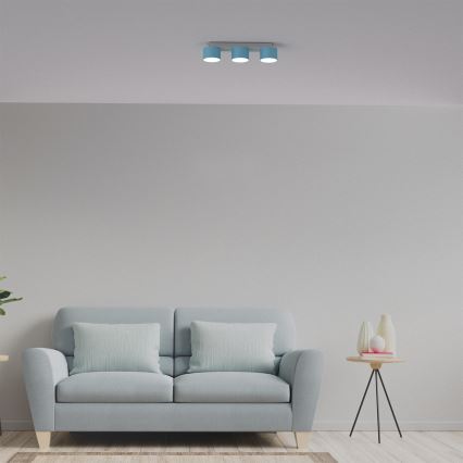 Mennyezeti lámpa DIXIE 3xGX53/11W/230V kék