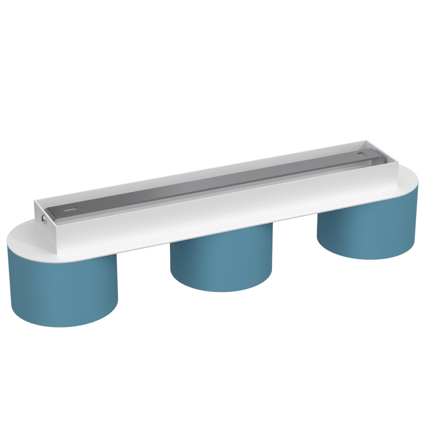 Mennyezeti lámpa DIXIE 3xGX53/11W/230V kék