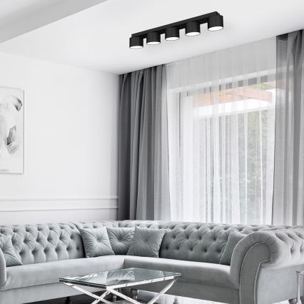 Mennyezeti lámpa DIXIE 5xGX53/11W/230V fekete