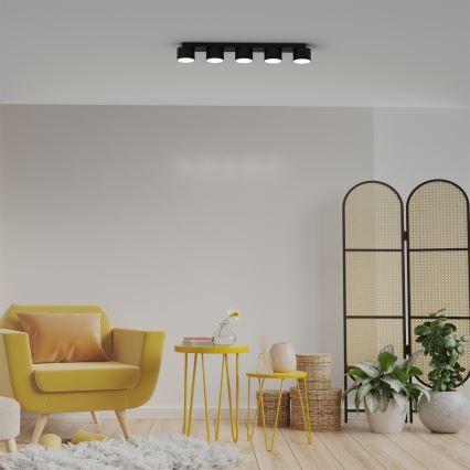 Mennyezeti lámpa DIXIE 5xGX53/11W/230V fekete