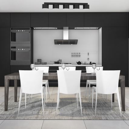 Mennyezeti lámpa DIXIE 5xGX53/11W/230V fekete