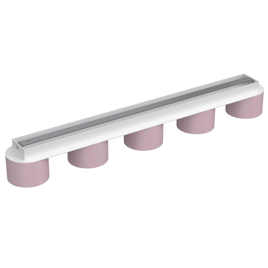 Mennyezeti lámpa DIXIE 5xGX53/11W/230V rózsaszín