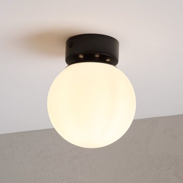 Mennyezeti lámpa ELIAS 1xE14/5W/230V átm. 13 cm fekete/fehér
