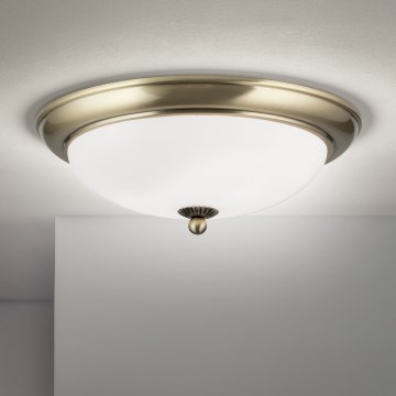 Mennyezeti lámpa EMPIRA 2xE27/40W/230V átmérő 35,5 cm bronz