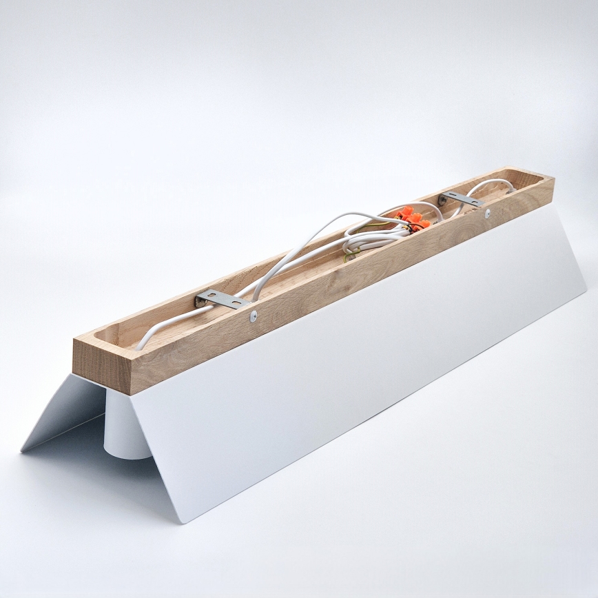 Mennyezeti lámpa ESME 5xE27/15W/230V fehér/tölgy