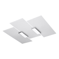 Mennyezeti lámpa FABIANO 3xE27/60W/230V fehér/fényezett króm