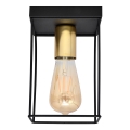 Mennyezeti lámpa FINN 1xE27/15W/230V fekete/arany