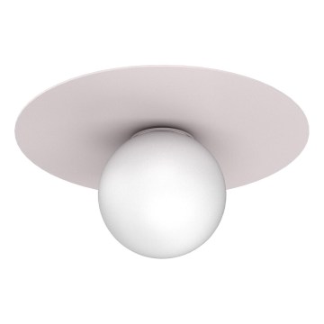 Mennyezeti lámpa FLAT 1xE27/15W/230V Ø 35 cm krémszínű