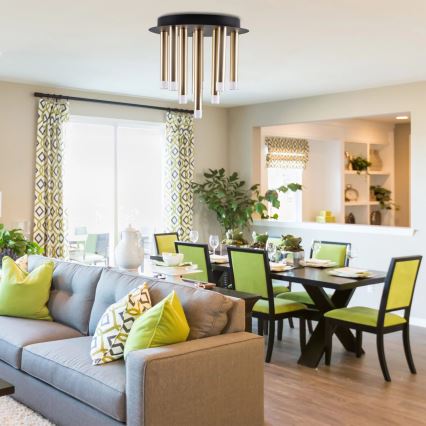 Mennyezeti lámpa GLAM 9xG9/8W/230V arany