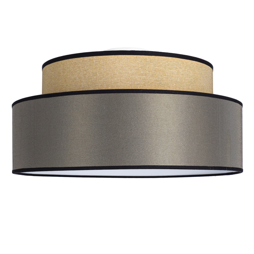 Mennyezeti lámpa GRACE 1xE27/60W/230V átm. 40 cm bézs/barna