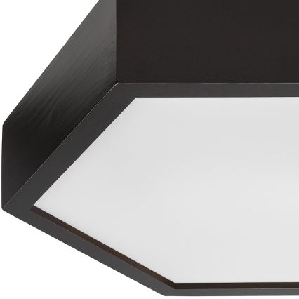 Mennyezeti lámpa HEX 2xE27/60W/230V átm. 43 cm fenyő wenge