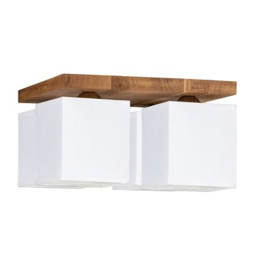 Mennyezeti lámpa INGER 4xE27/25W/230V tölgy