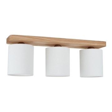 Mennyezeti lámpa JENTA 3xE27/25W/230V tölgy