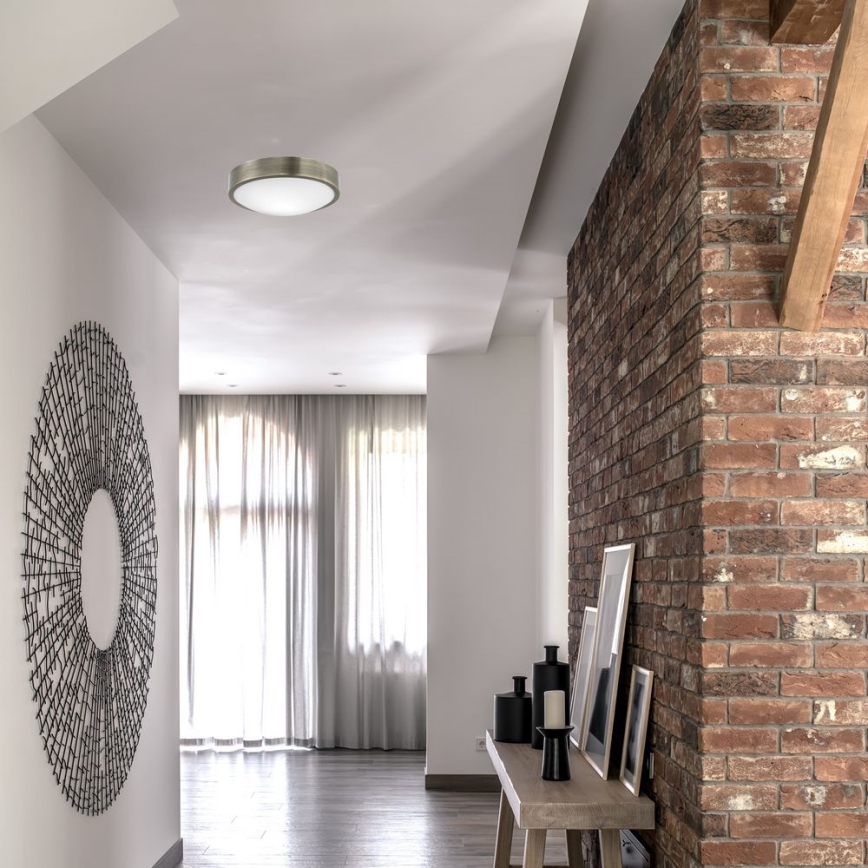 Mennyezeti lámpa JONAS 1xE27/60W/230V á. 26 cm patina