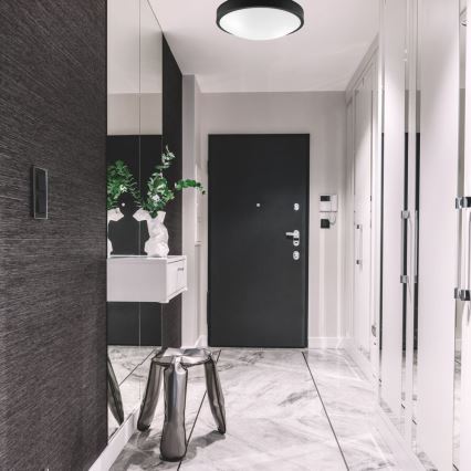 Mennyezeti lámpa JONAS 2xE27/60W/230V á. 36 cm fekete