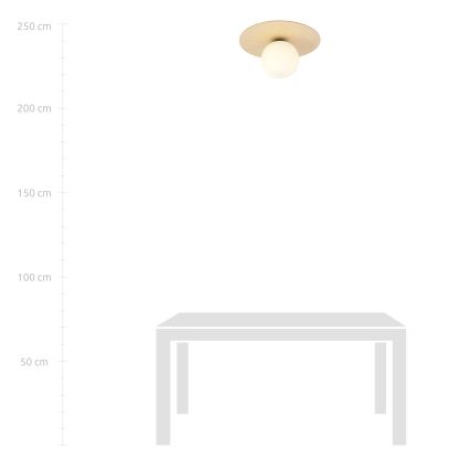 Mennyezeti lámpa KENZO 1xE14/10W/230V bézs