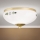 Mennyezeti lámpa LANDHAUS 1xE27/60W/230V Ø 21 cm sárgaréz/fehér/zöld