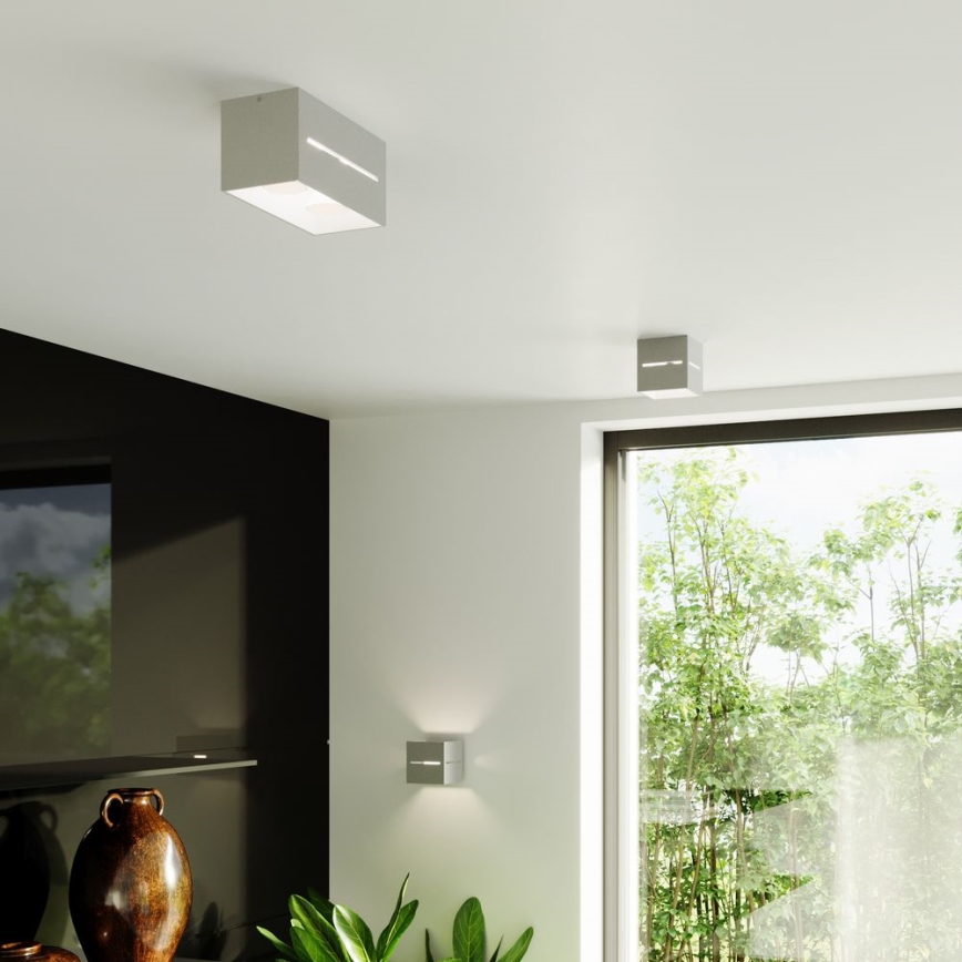 Mennyezeti lámpa LOBO 2xGU10/40W/230V szürke