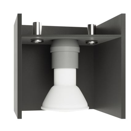 Mennyezeti lámpa LOBO 2xGU10/40W/230V szürke