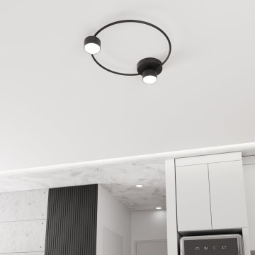 Mennyezeti lámpa LUCIO 2xGX53/12W/230V fekete