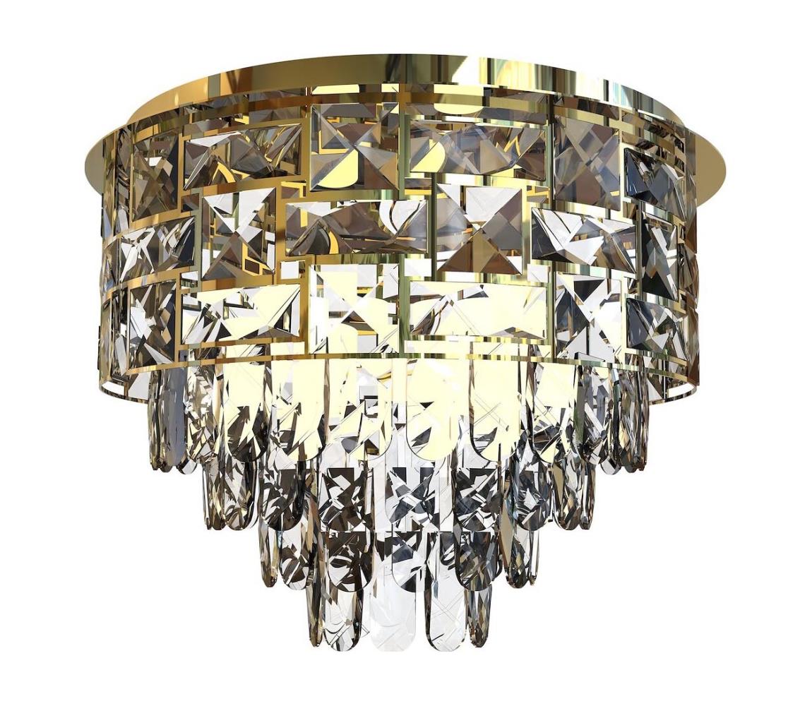 Mennyezeti lámpa LUXURIA 9xE14/40W/230V átm. 48 cm arany ML8884