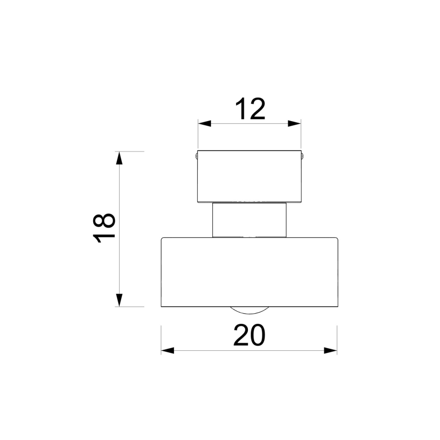 Mennyezeti lámpa MARTI 1xE27/15W/230V átm. 20,5 cm bordó/arany