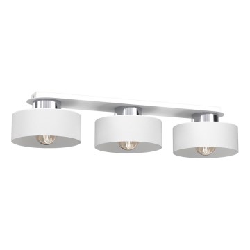 Mennyezeti lámpa MARTI 3xE27/15W/230V fehér/fényezett króm