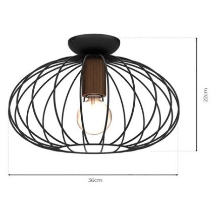 Mennyezeti lámpa MERIDIANO 1xE27/60W/230V