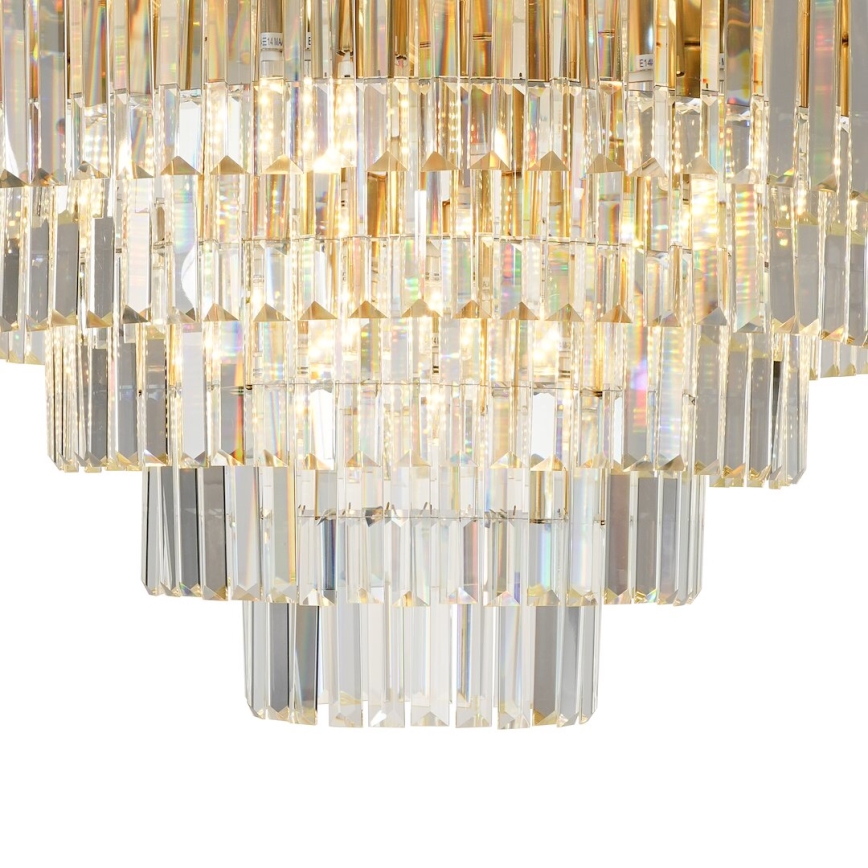 Mennyezeti lámpa MILANO 12xE14/40W/230V arany