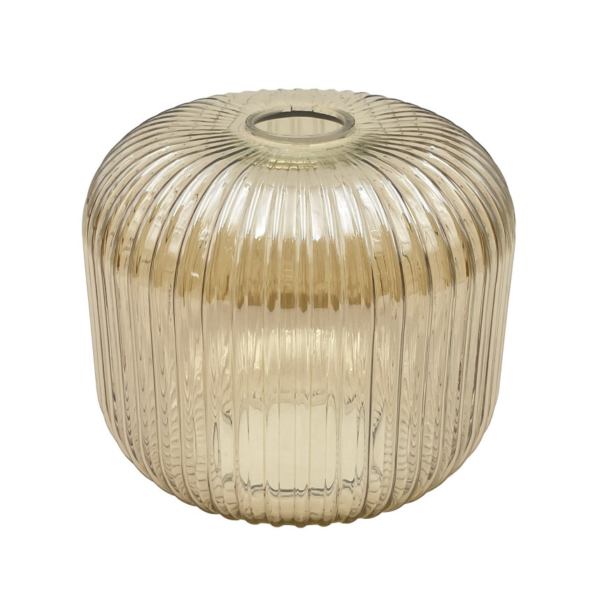 Mennyezeti lámpa MILOU WOOD 1xE27/15W/230V tölgy/füstös bézs átm. 20 cm