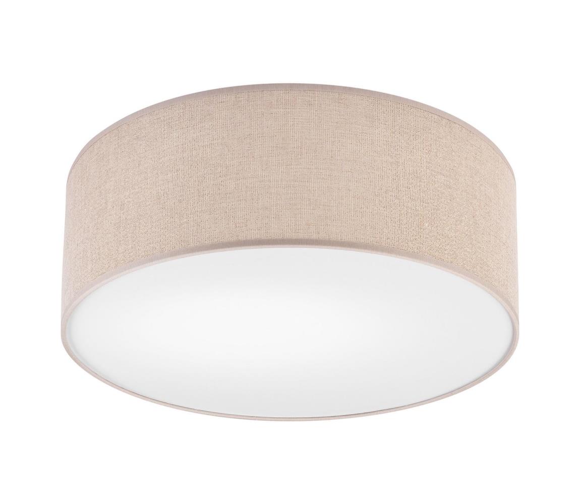 Mennyezeti lámpa MONTE 1xE27/60W/230V átm. 35 cm barna