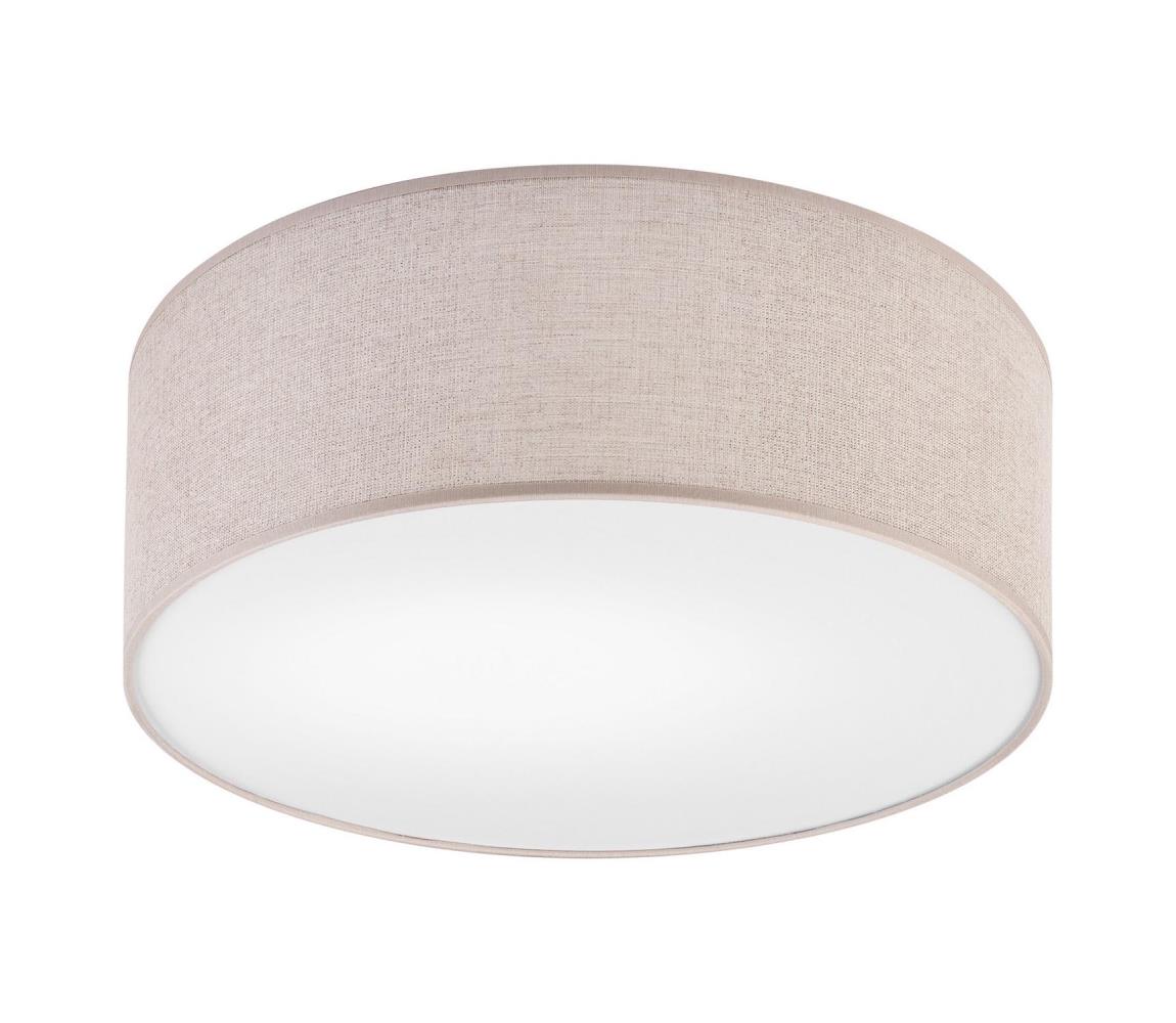 Mennyezeti lámpa MONTE 1xE27/60W/230V átm. 35 cm bézs