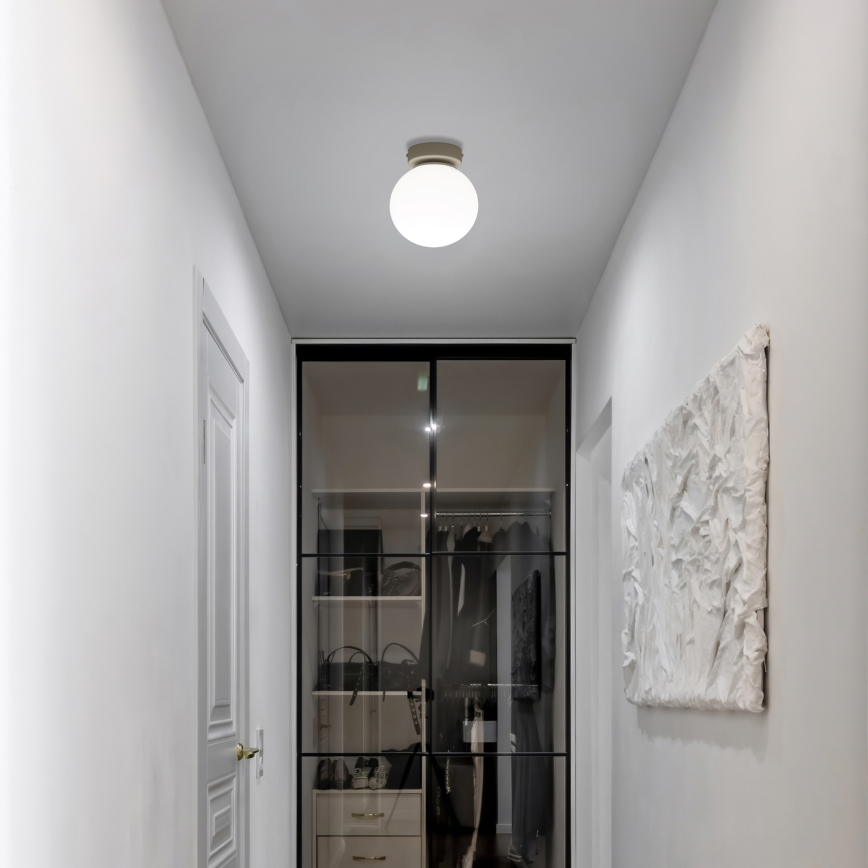 Mennyezeti lámpa MOONLIGHT 1xE27/15W/230V Ø 16 cm krémszínű