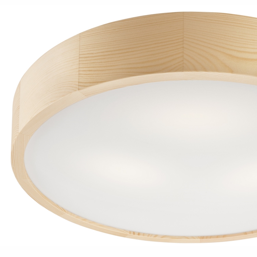 Mennyezeti lámpa NATURAL 3xE27/60W/230V átm. 47,5 cm fenyő