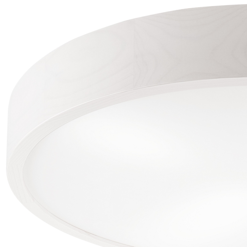 Mennyezeti lámpa NATURAL 4xE27/60W/230V ø 57,5 cm fehér/fenyő