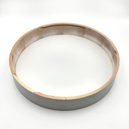 Mennyezeti lámpa NATURAL 5xE27/15W/230V átm. 47,5 cm fenyő/fehér