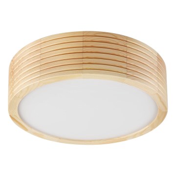 Mennyezeti lámpa NATURAL MODERN 1xE27/15W/230V, átm. 27,5 cm, fenyő