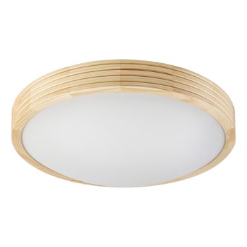 Mennyezeti lámpa NATURAL MODERN SLIM 2xE27/15W/230V Ø 37,5 cm fenyő