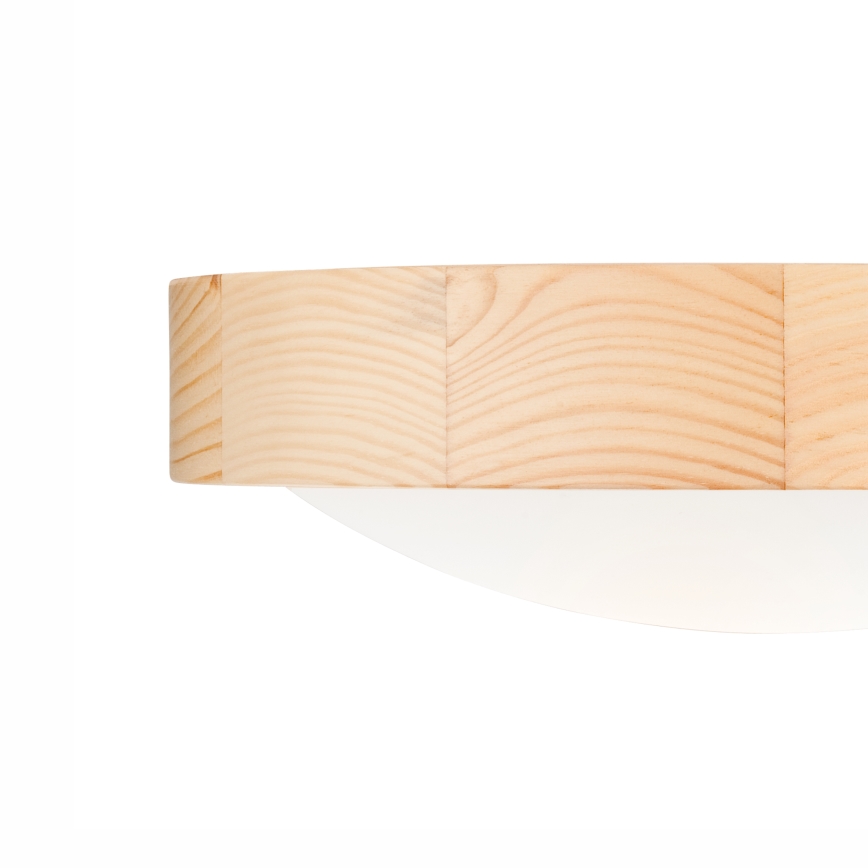 Mennyezeti lámpa NATURAL SLIM 1xE27/60W/230V ø 27 cm fenyő
