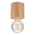 Mennyezeti lámpa OAK 1xE27/60W/230V tölgy